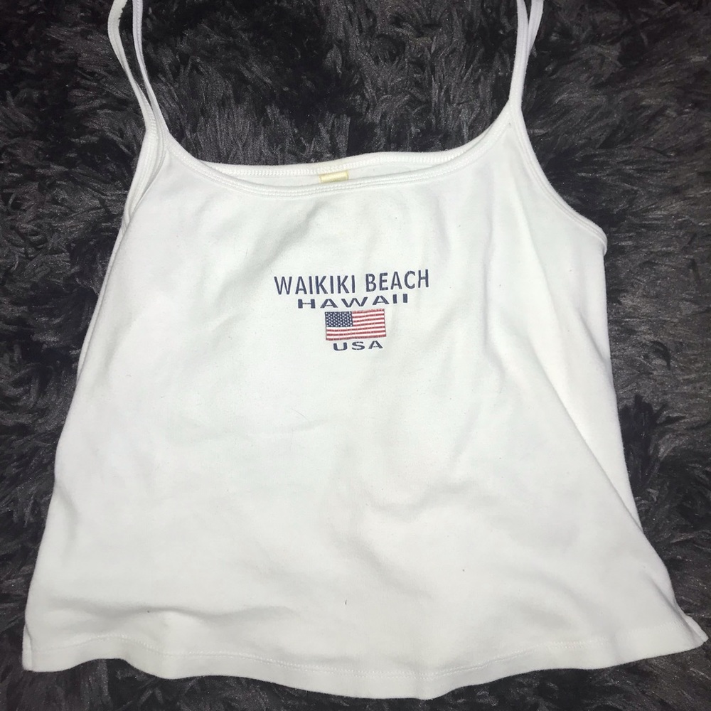 Cropped vintage Hawaii shirt